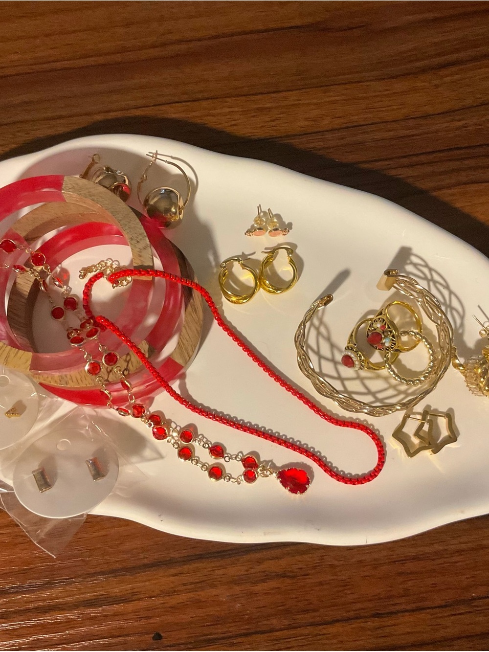 ❤️ Red & Gold Jewelry Collection ❤️